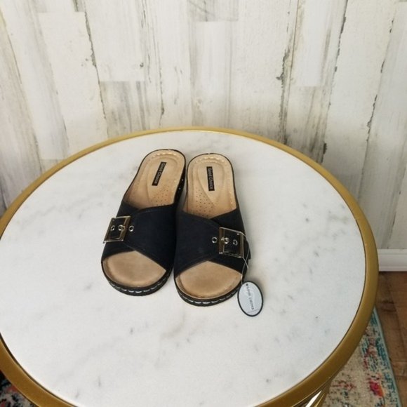 Good Choice Shoes Gc Good Choice Shoes Justina Wedge Sandal Black